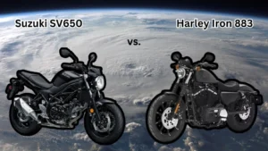 Suzuki SV650 vs. Harley Iron 883 vs. Harley Iron 883