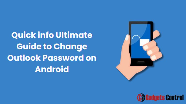 Quick info Ultimate Guide to Change Your Outlook Password on Android ...